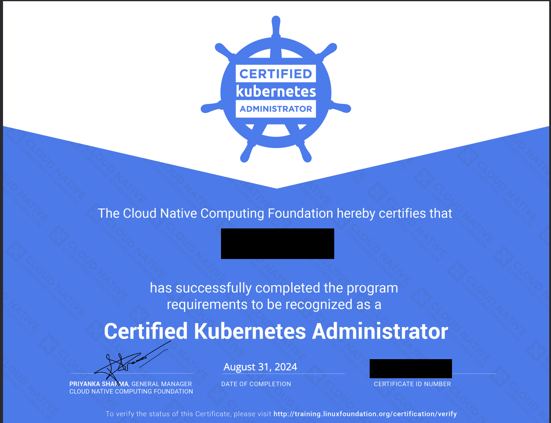 CKA（Certified Kubernetes Administrator）を満点で取得した